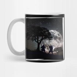 Full Moon Duel: A Battle of Honor and Skill Mug